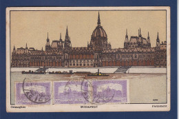 CPA Wiener Werkstaetten N° 465 Circulée Budapest Hongrie Kuhn - Wiener Werkstätten