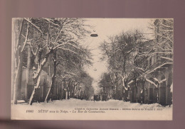 Delcampe - CPA - Algérie - Sétif Sous La Neige - La Rue De Constantine - Circulée - Setif