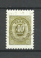 RUSSIA Russland Soviet Union Radio Tax Taxe Steuermarke  40 Kop. O - Fiscaux