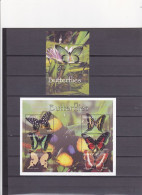 Burundi COB BL144/45 Vlinders/Papillons 2004 MNH - Ungebraucht