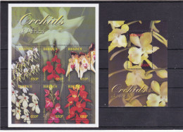Burundi COB BL150/51 Bloemen/Fleurs 2004 MNH - Ungebraucht