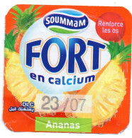 ALGERIA - Opercule Cover Yaourt Yogurt " Soummam " FORT " Ananas Pineapple New DesignYoghurt Yoghourt Yahourt Yogourt - Opercules De Lait