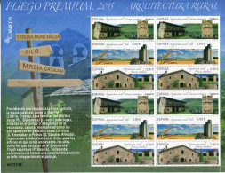 Espagne - 2015 - Pliego Premium - Architecture Rurale  - Ed. MHB 143 - ** - Nuovi