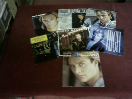 COLLECTION   DE  7   /  45 TOURS  TOURS  DE  DAVID HALLYDAY - Collections Complètes