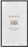 Monaco Bloc N°15** Essai De Couleur (Grand Format) Coin Daté, Croix Rouge Henry Dunant. RARE. - Errors And Oddities