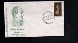 Delcampe - INDE INDIA FDC 1971 ABANINDRANATH TAGORE - FDC