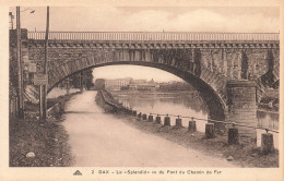 [-5%] FRANCE - Dax - Le "Splendid" Vu Du Pont Du Chemin De Fer - Carte Postale Ancienne - Dax