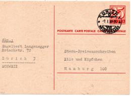 83096 - Schweiz - 1959 - 25Rp Ziffer GAKte ZÜRICH -> Westdeutschland) - Briefe U. Dokumente