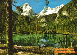 HINTERSTODER, LAKE, MOUNTAIN, SCHIEDERWEIHER, AUSTRIA, POSTCARD - Hinterstoder