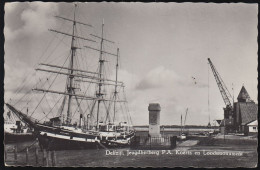 Netherland - Delfzijl - Harbor - Jugendherberge Dreimastbark  P.A. Koerts - Kran - Nice Stamp 1962 - Delfzijl