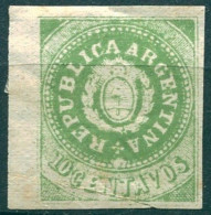 Argentine - 1862/1864 - Yt 6c - République - Sans Accent Sur Le U De Republica- * Charnière - Neufs