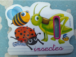 Magnet Aimant De Frigo GERVAIS ALPHABET POCHOIR I DE INSECTES - Letters & Digits