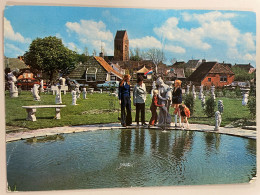 CPM - PAYS BAS - NETHERLANDS - Godlinze - Beeldenpark Italië - Holland : Kunstbeeldhouwwerk Met Panorama - Delfzijl