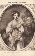 [-5%] MUSEES - Louvre - Ecole Française - Jean-Baptiste Greuze (1725-1805) - La Cruche Cassée - Carte Postale Ancienne - Museum