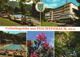 FEICHTENBACH , PERNITZ, MULTIPLE VIEWS, ARCHITECTURE, RESORT, POOL, EMBLEM, BLOOMING TREES, AUSTRIA, POSTCARD - Pernitz