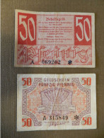 BRD Deutschland  Unter  Alliierter Besatzung :  50 Pfennig Württemberg  & 50 Pfennig Rheinland - Pfalz  ( L -15 - 1/2 Mark