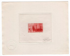 Delcampe - CONGO TRABAJO MANUAL PRUEBA DE ARTISTA DIE PROOF FIRMADA POR EL GRABADOR TIRADA ENTRE 25-30 - Sonstige & Ohne Zuordnung