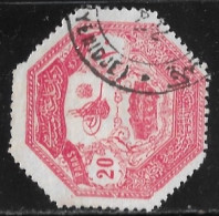 THESSALIA  1898 20 Pa Carmine LARISSA (YENIDJE) By The Turkish Army Of Occupation During Greek-Turkish War Of 1897 Vl. 2 - Thessalien