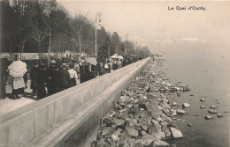 [-5%] SUISSE - Ouchy - Le Quai DOuchy - Animé - Carte Postale Ancienne - Lausanne
