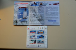 Chili 2007 2008 S/S MNH + Info Folder Année Polaire Internationale Ano Polar Year Chile - International Polar Year
