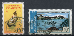 Comores - 1964 -> 1973  - Yt 33 + Yt 80 - Oblitérés - Posta Aerea