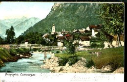 PU659 BREGAGLIA , CASTASEGNA ( RETRO INDIVISO 1905) - Castasegna
