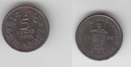 Spielgeld Münze 5 Reichsmark 1000jährige Rheinlandfeier 1925 A - Specimen
