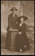 1910ca AK GROSSHERZOGIN ALEXANDRA V. MECKLENBURG SCHWERIN HERZOGIN VIKTORIA LUISE V. BRAUNSCHWEIG - Königshäuser