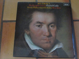 COFFRET 4 VINYLES 33 TOURS BEETHOVEN THE FIVE PIANO CONCERTI FRIEDRICH GULDA - Classical