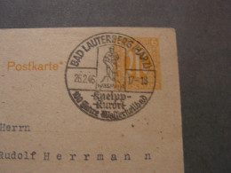Bad Lauterberg ,   1946    P 905 - Nooduitgaven Britse Zone