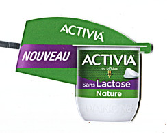 RARE - NOUVEAU - Ile LA REUNION - Balise De Produit / YAHOURT NATURE SANS LACTOSE ACTIVIA - Posters