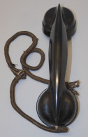 - COMBINE TELEPHONE BAKELITE NOIRE Pour TELEPHONE ANNEES 50/60 Jus Grenier     E - Telefonia