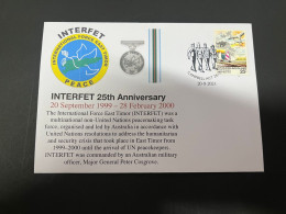 21-9-2024 (78) East Timor - INTERFET Australian Lead Force In Timor Leste 25th Anniversary (20-9-1999) - Timor Oriental