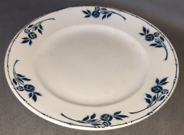 1 Plat Rond Plat En Céramique  ORCHIES France . Art Déco, Diamètre 28cm. - Schalen Und Tabletts