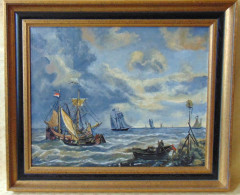 JOLIE MARINE PAR G. EVERAERTS – 1992 - Oils
