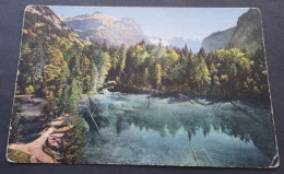 Blausee Mit Bristenstock Und Doldenhorn - Druck V. Brunner & Co., Zürich - Kandergrund