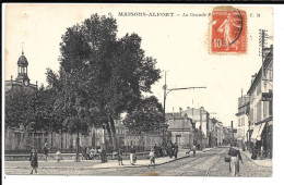 Delcampe - MAISONS-ALFORT - La Grande Rue Et La Mairie - Maisons Alfort