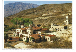 Delcampe - Death Valley National Park.Mojave Desert.Scotty's Castle,postcard To Andorra (Principality) With Arrival Local Post - Death Valley