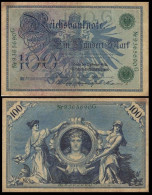 Allemagne GERMANY100 Reichsmark 1908  VF - Collections