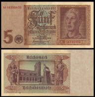 Allemagne GERMANY   5 Reichsmark 1942  XF - Non Classés