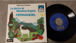 LIVRE DISQUE 33 TOURS   LA CHEVRE DE MONSIEUR SEGUIN.. 1955 - Children