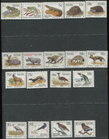 Delcampe - South Africa:Unused Stamps Serie Animals, Birds, Reptiles, Frog, Rhinoceros, Dog, Stork, Turtle, Monkey, 1993, MNH - Ongebruikt