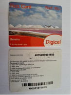 BONAIRE  NAF 10,-, -   DIGICEL FLEXCARD / SALT WINNING  / DATE;     16/12/2014    ** 17742** - Antillas (Nerlandesas)