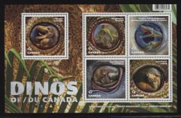 Delcampe - Canada - 2016 Prehistoric Animals Block MNH__(FIL-1448) - Blocks & Kleinbögen