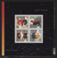 Delcampe - Canada - 2011 Zodiac Signs Block MNH__(FIL-1823) - Blocks & Kleinbögen