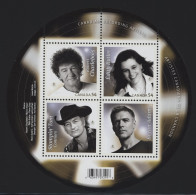 Delcampe - Canada - 2009 Singers Block MNH__(FIL-1457) - Blocks & Kleinbögen