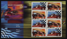 Delcampe - Canada - 1997 Gilles Villeneuve Block MNH__(FIL-2000) - Blocks & Kleinbögen