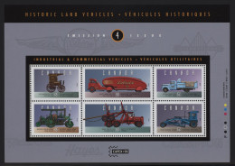 Delcampe - Canada - 1996 Historic Vehicles Block MNH__(FIL-1998) - Blocks & Kleinbögen