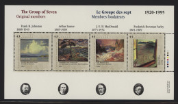 Delcampe - Canada - 1995 Group Of Seven Block (2) MNH__(FIL-1462) - Blocks & Kleinbögen