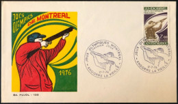 Andorre, FDC - JEUX OLYMPIQUE DE MONTREAL 1976 - (B2004) - FDC